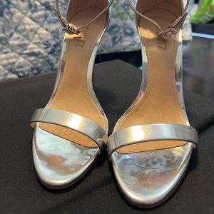 Silver strapped Shutz sandal